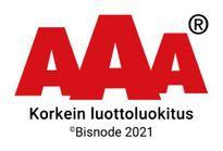 Logo AAA, Korkein luottoluokitus, Bisnode